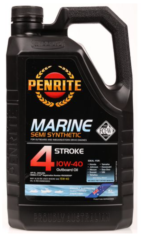 Penrite Marine 10W-40 Semi Synthetic Oil - 5 Litres