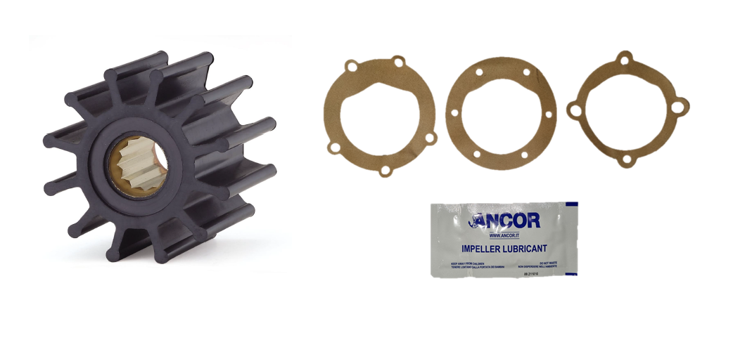 Jabsco Seawater Impeller 13554-0001 Ancor Replacement