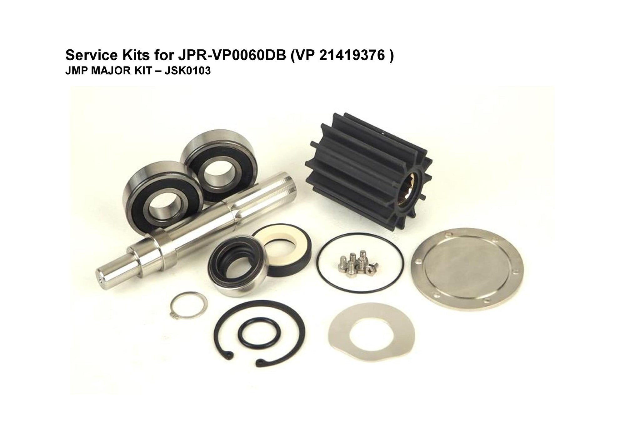 JMP-JSK0103 MAJOR KIT FOR JMP PUMP JPR-VP0060DB-21419376