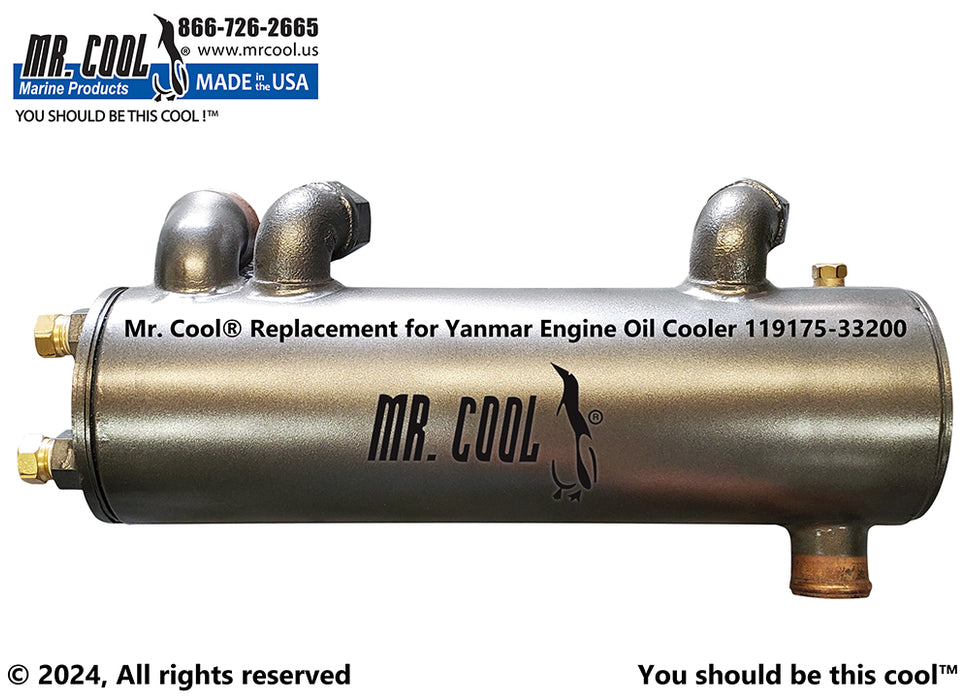 Yanmar 119175-33200 Engine Oil Cooler Replacement