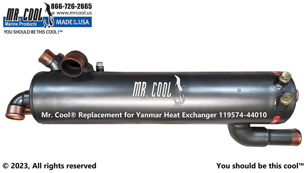 Yanmar 6LYA, 6LY2A HEAT EXCHANGER 119575-44010 Replacement