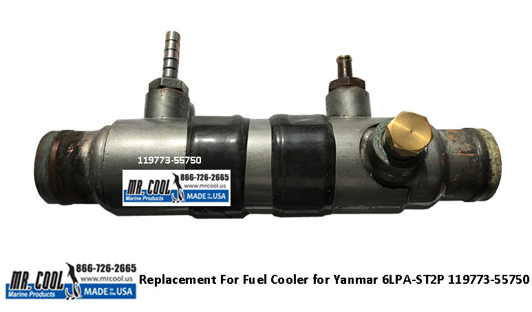 Yanmar 4LHA, 6LP(A) Fuel Cooler 119773-55750 Replacement 119773-55750 / 55800