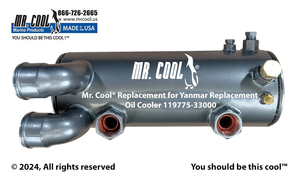 Yanmar 6LP/A Oil Cooler 119775-33000 Replacement