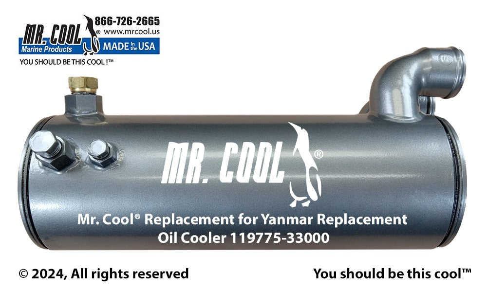 Yanmar 6LP/A Oil Cooler 119775-33000 Replacement