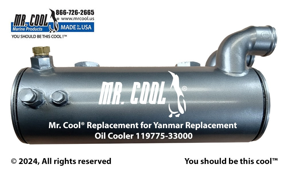 Yanmar 6LP/A Oil Cooler 119775-33000 Replacement