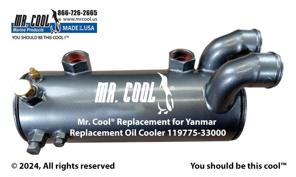 Yanmar 6LP/A Oil Cooler 119775-33000 Replacement