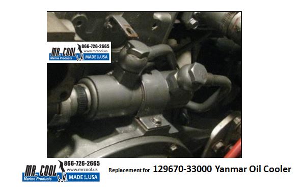 Yanmar 4JH3E Oil Cooler 129670-33000 Replacement