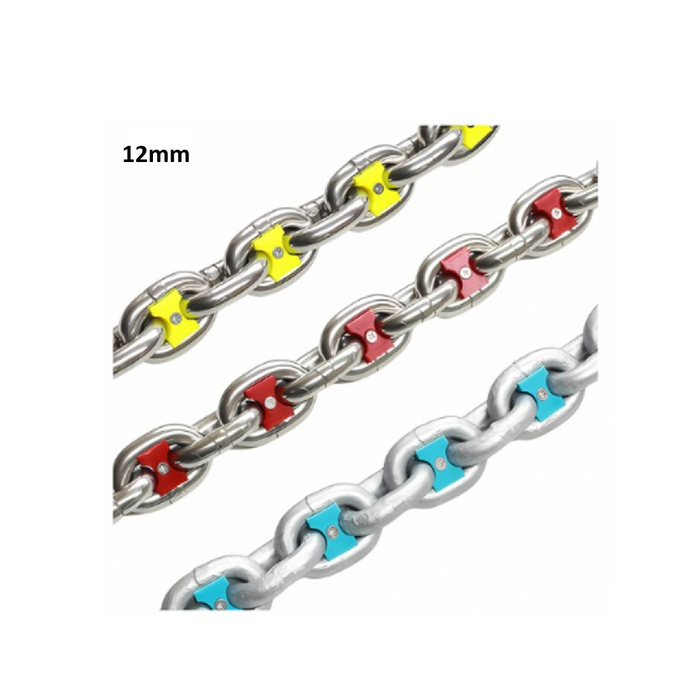 AnchoRight 12mm (1/2") / 6 Colours Chain Marking Set 35112