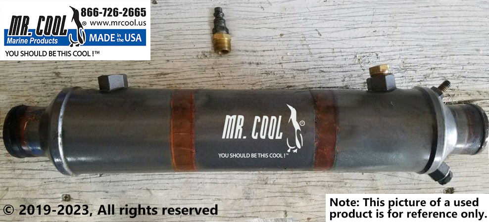 Oil Cooler Yanmar 6LY3-STP, KMH61A 177525-04821 Replacement Mr Cool