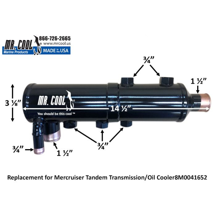 8M0041652 / 8M0181550  Mercruiser Tandem Zeus Transmission/Oil Cooler