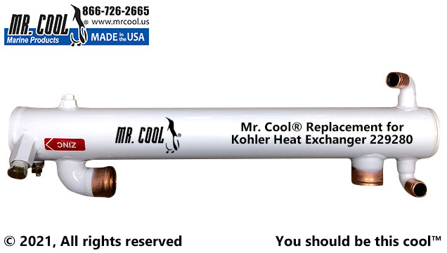 Kohler Heat Exhanger 229280 Replacement MR COOL