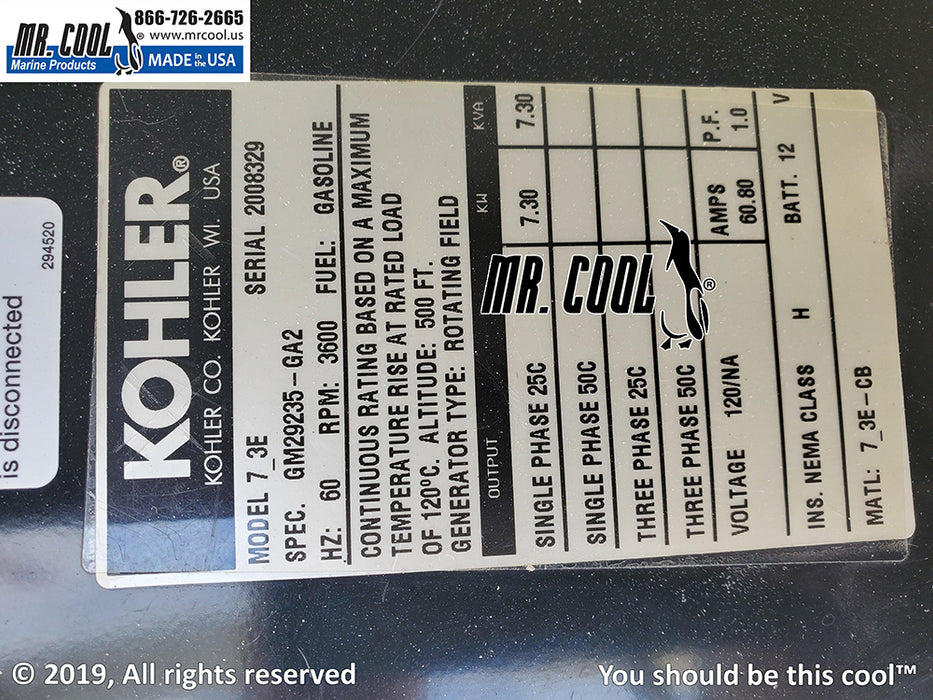 KOHLER HEAT EXCHANGER MRC359301 Kohler 4-7.3EF/ECD/EFCD