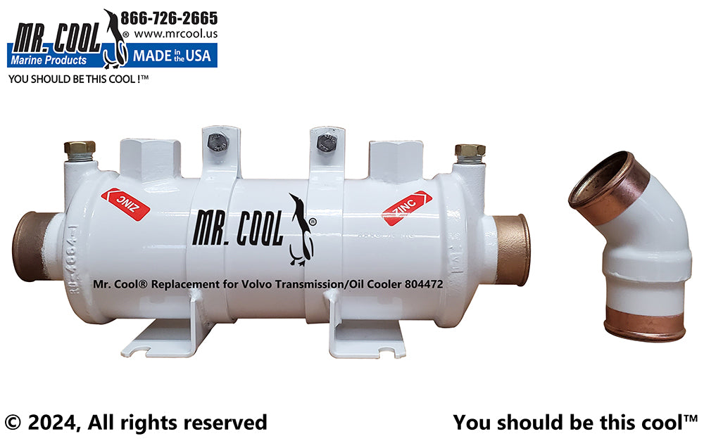 MG 507 Twin Disc / Borg Warner on Volvo Transmission/Oil Cooler 383239 ...