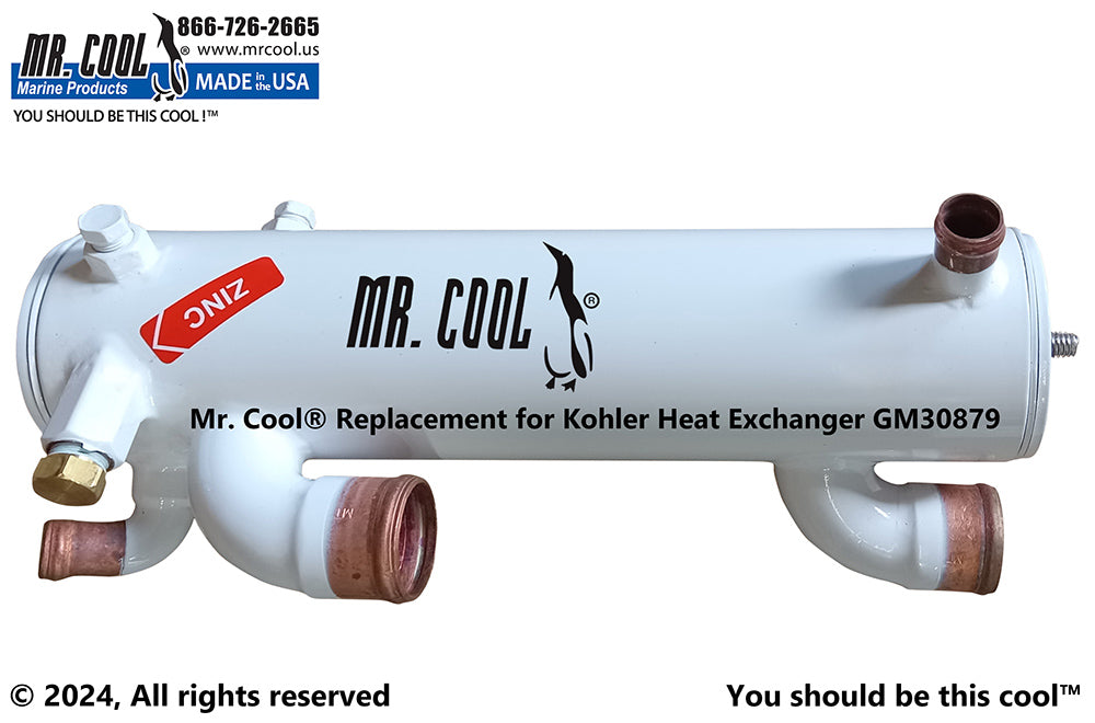KOHLER 6.5 8.0 EFOZD HEAT EXCHANGER 359398, 30879 Replacement MR COOL