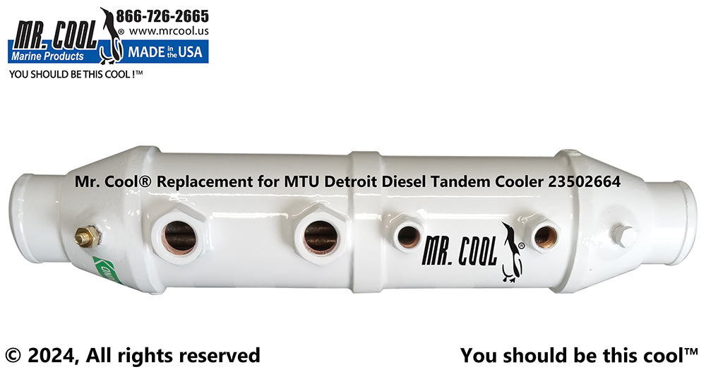MTU Detroit Diesel Cooler 23502664 Replacement