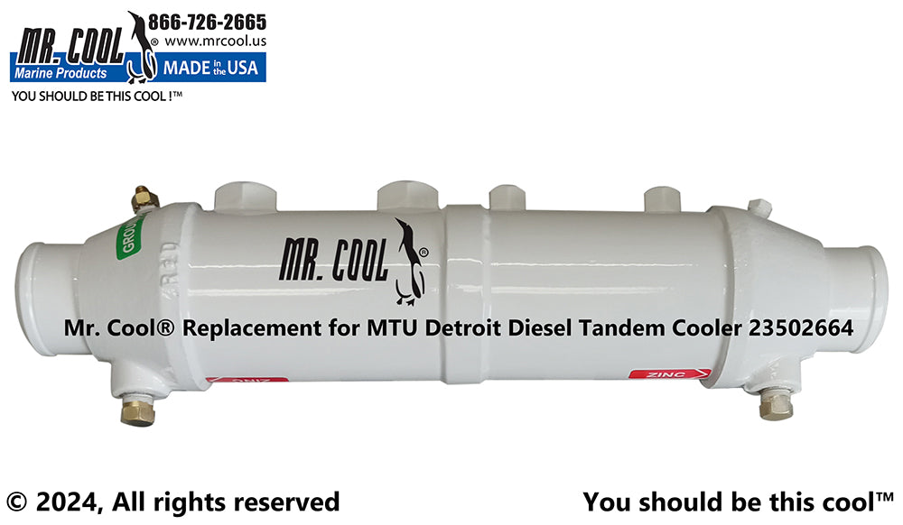 MTU Detroit Diesel Cooler 23502664 Replacement