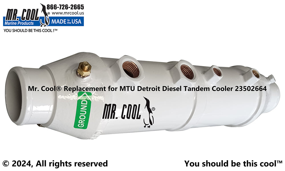 MTU Detroit Diesel Cooler 23502664 Replacement