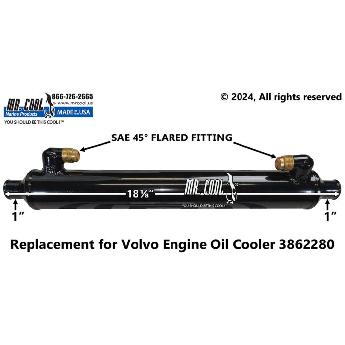 Volvo Penta 3862280 Engine Oil Cooler Replacement