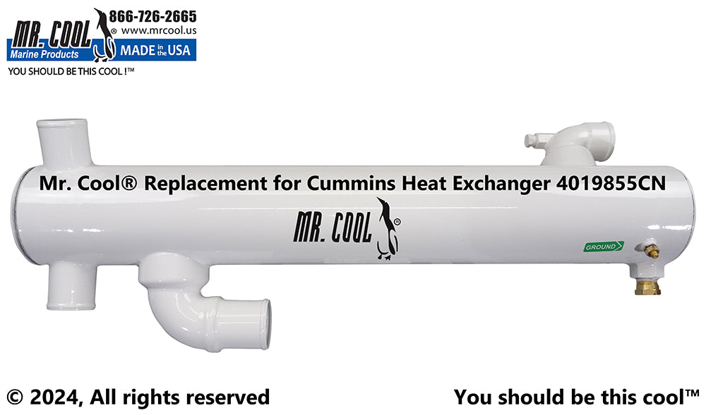Cummins 6BT Heat Exchanger 4019855CN 4x25 Replacement MR COOL