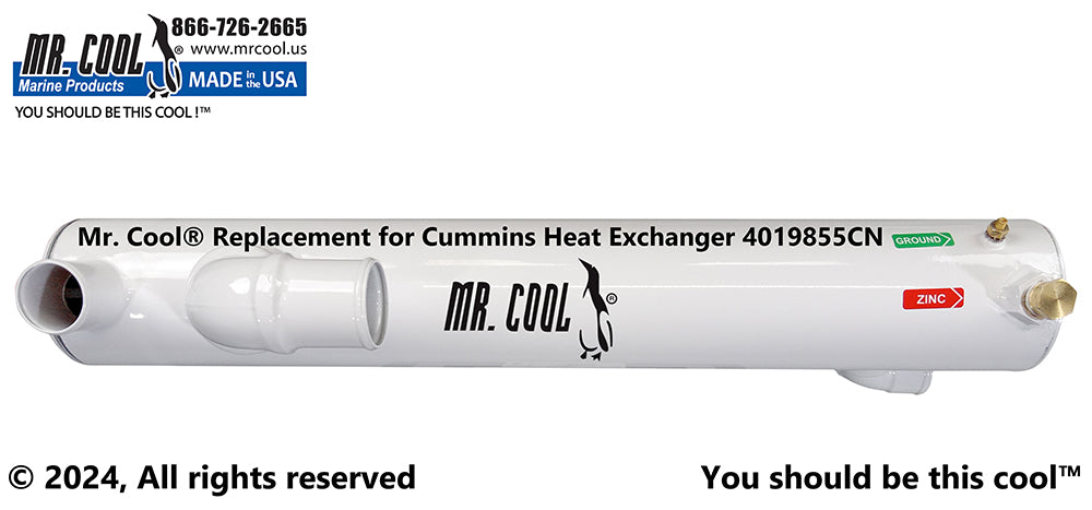Cummins 6BT Heat Exchanger 4019855CN 4x25 Replacement MR COOL