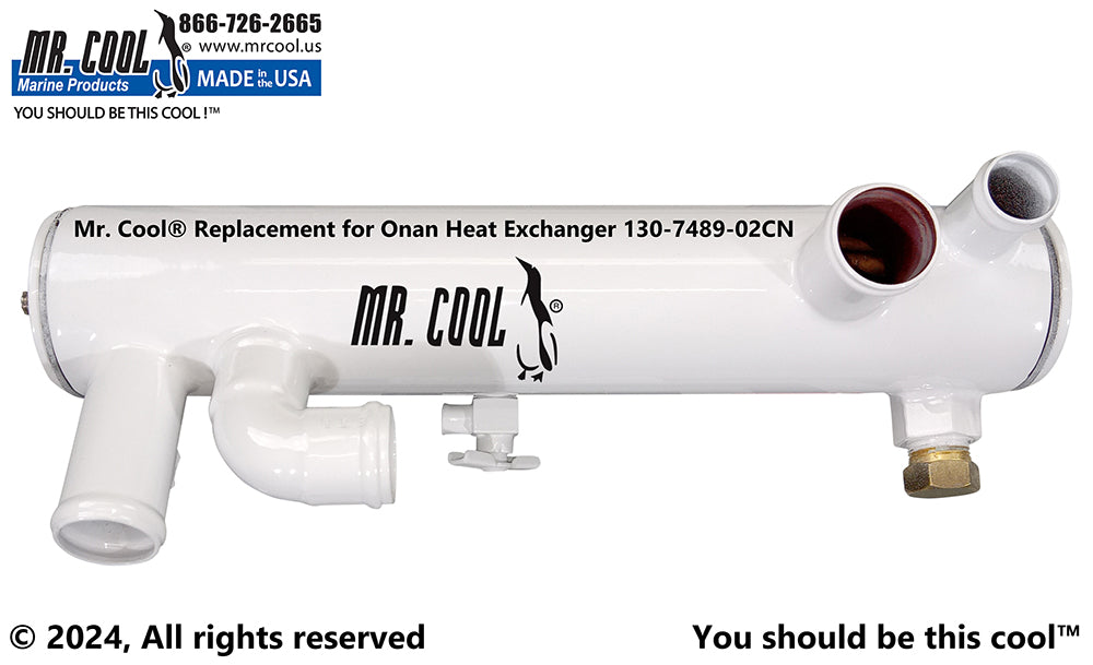 ONAN MDKD & MDKB HEAT EXCHANGER MEC 130-7489-02CN