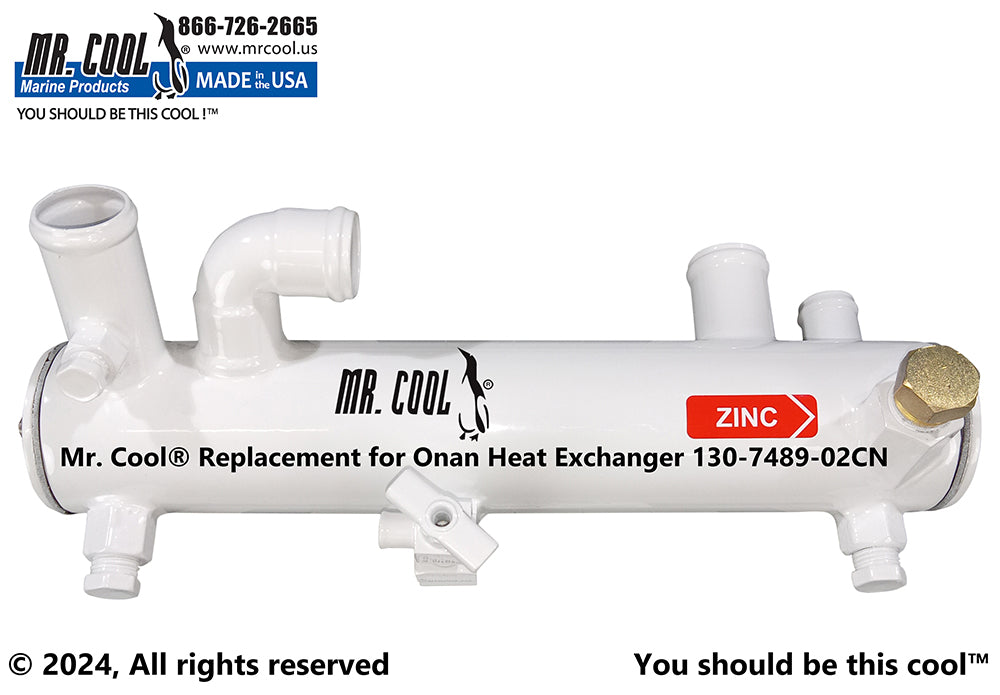 ONAN MDKD & MDKB HEAT EXCHANGER MEC 130-7489-02CN