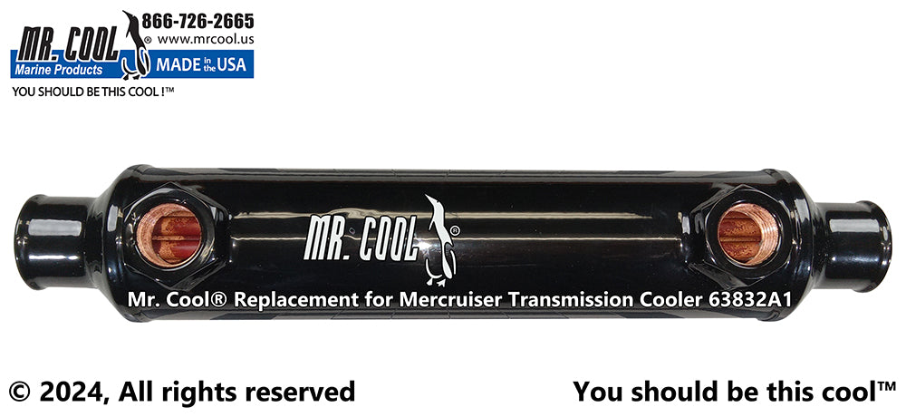MERCRUISER TRANSMISSION OIL COOLER 63832A1, 63832T
