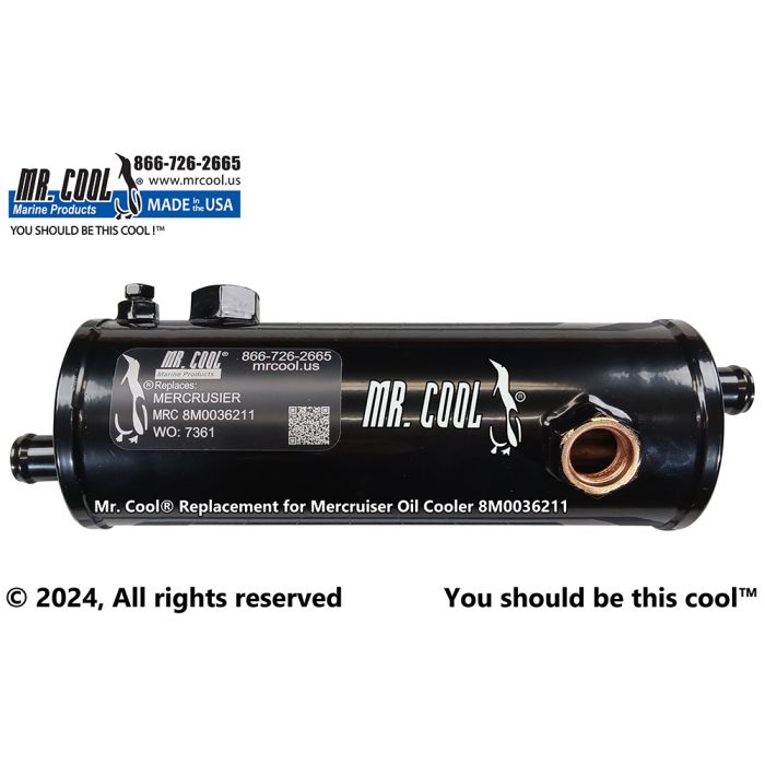 8M0036211 / 8M0181781  Mercruiser Tandem Zeus Transmission/Oil Cooler