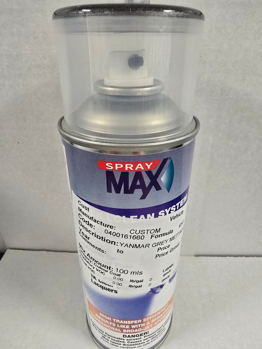 Paint, Yanmar Dark Metalic Grey Spray Can