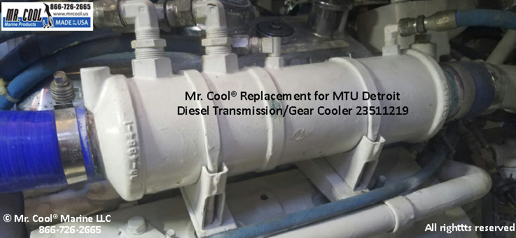 MTU Detroit Diesel Cooler 23511219 Replacement