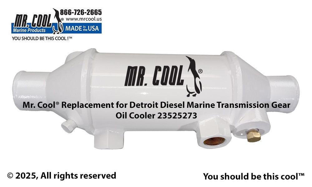 MTU Detroit Diesel Oil Cooler 23525273 Replacement