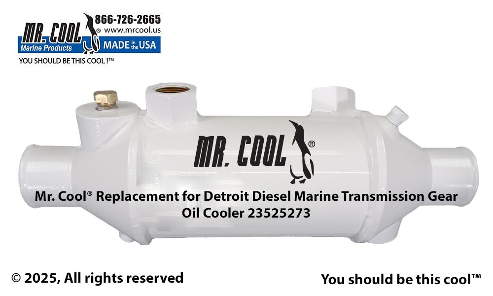 MTU Detroit Diesel Oil Cooler 23525273 Replacement