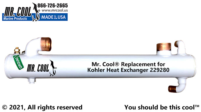Kohler Heat Exhanger 229280 Replacement MR COOL