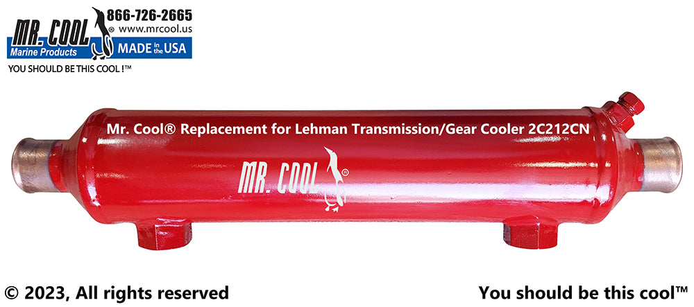 Ford Lehman 2722 Oil Cooler 2x9 (SP90 Sea Star Steering) Replacement 2C212