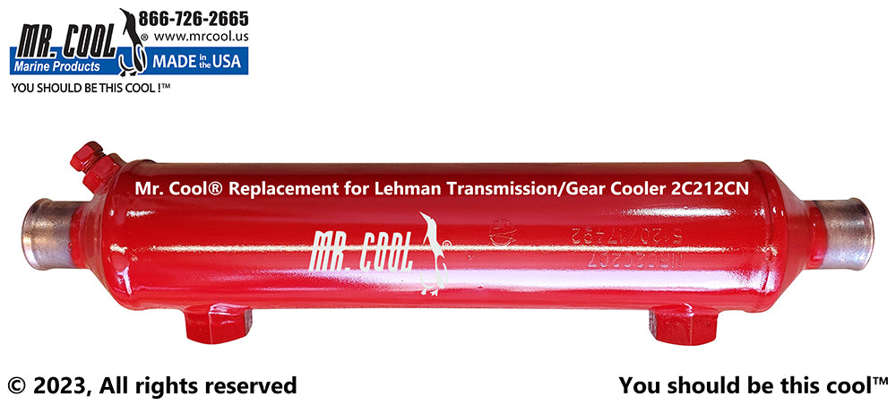 Ford Lehman 2722 Oil Cooler 2x9 (SP90 Sea Star Steering) Replacement 2C212