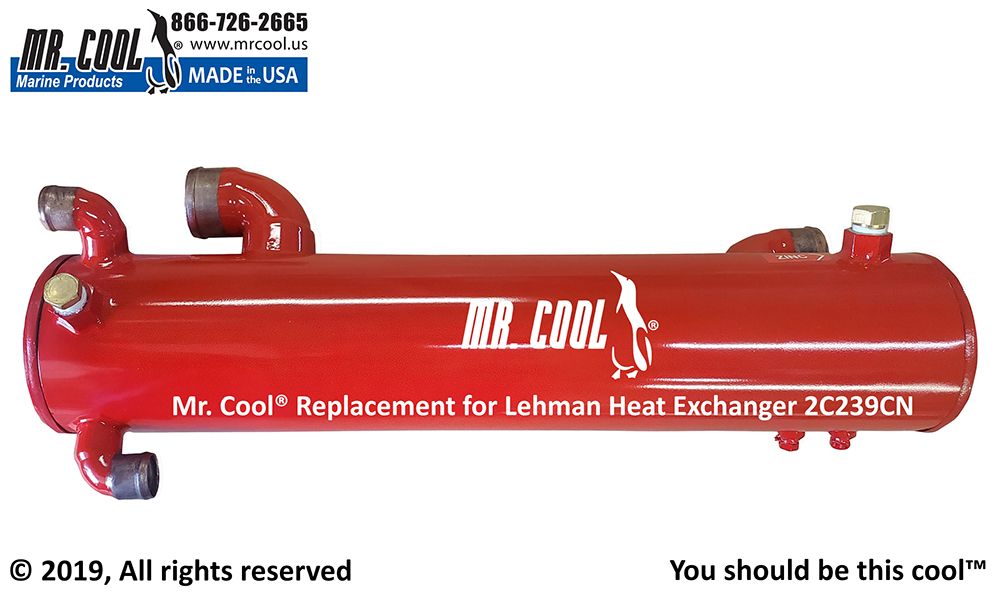 FORD LEHMAN 2725E HEAT EXCHANGER 2C239CN 4" x 20"