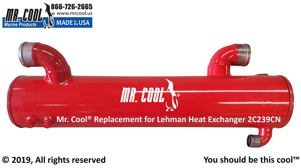 FORD LEHMAN 2725E HEAT EXCHANGER 2C239CN 4" x 20"