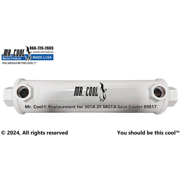 ZF on CAT 301A ZF MOTA Gear Cooler (4"x17") 89817