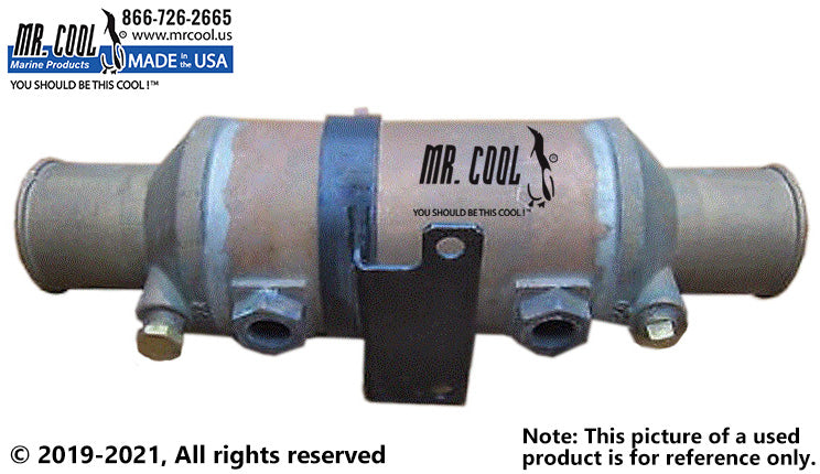 Cummins QSM11 Fuel Cooler 4"x 8.25" 3349370 / 4989987 Replacement MR COOL