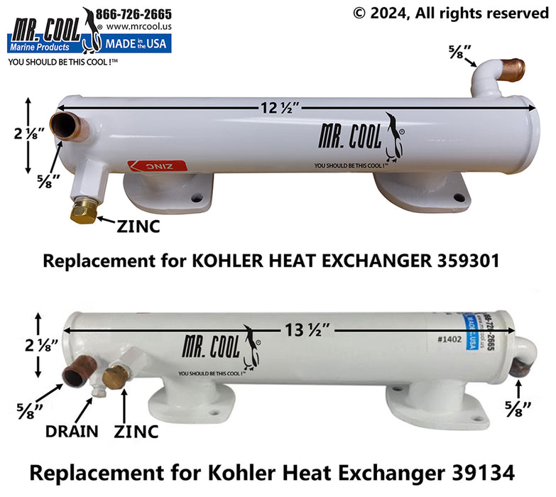 KOHLER HEAT EXCHANGER MRC359301 Kohler 4-7.3EF/ECD/EFCD