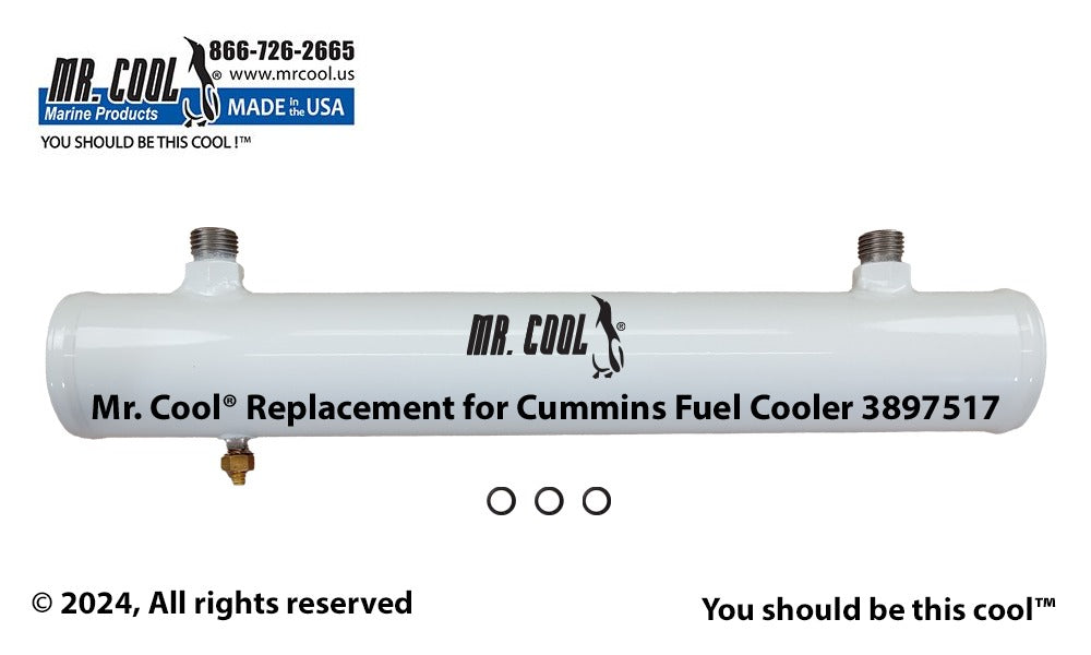 Cummins QSB, QSC,QSM Fuel Cooler 4944404 / 3897517 Replacement — Marine ...