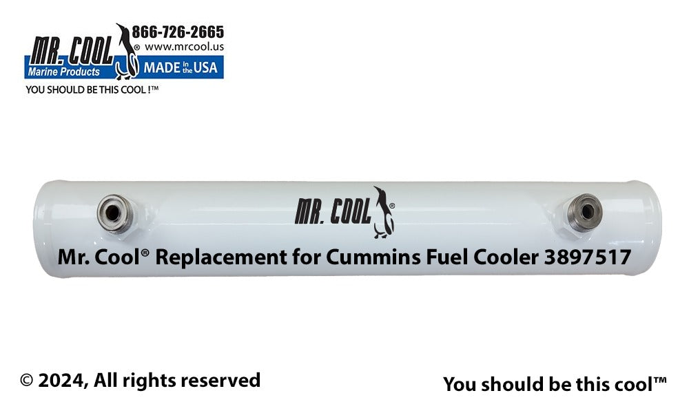 Cummins QSB, QSC,QSM Fuel Cooler 4944404 / 3897517 Replacement