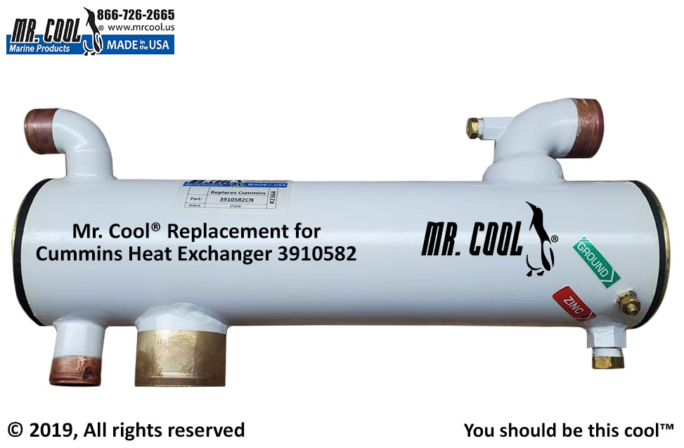 Cummins 4BT / A3.9 Heat Exchanger 3910582   Replacement