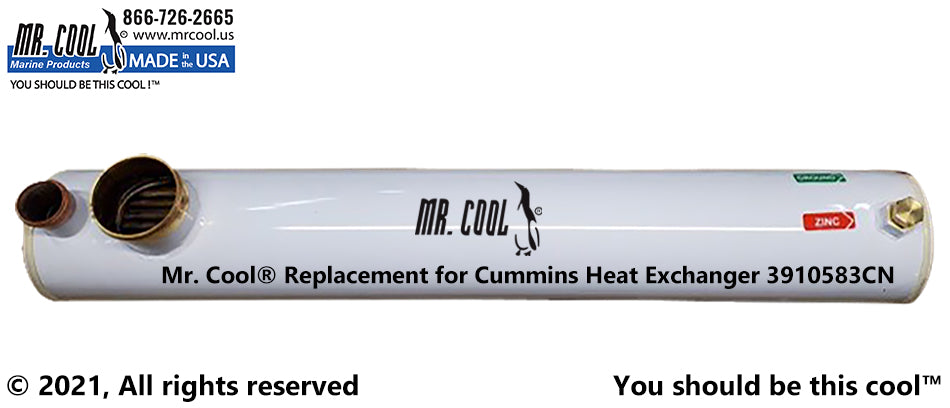 Cummins QSB 5.9 L Heat Exchanger 3910583 Replacement Part
