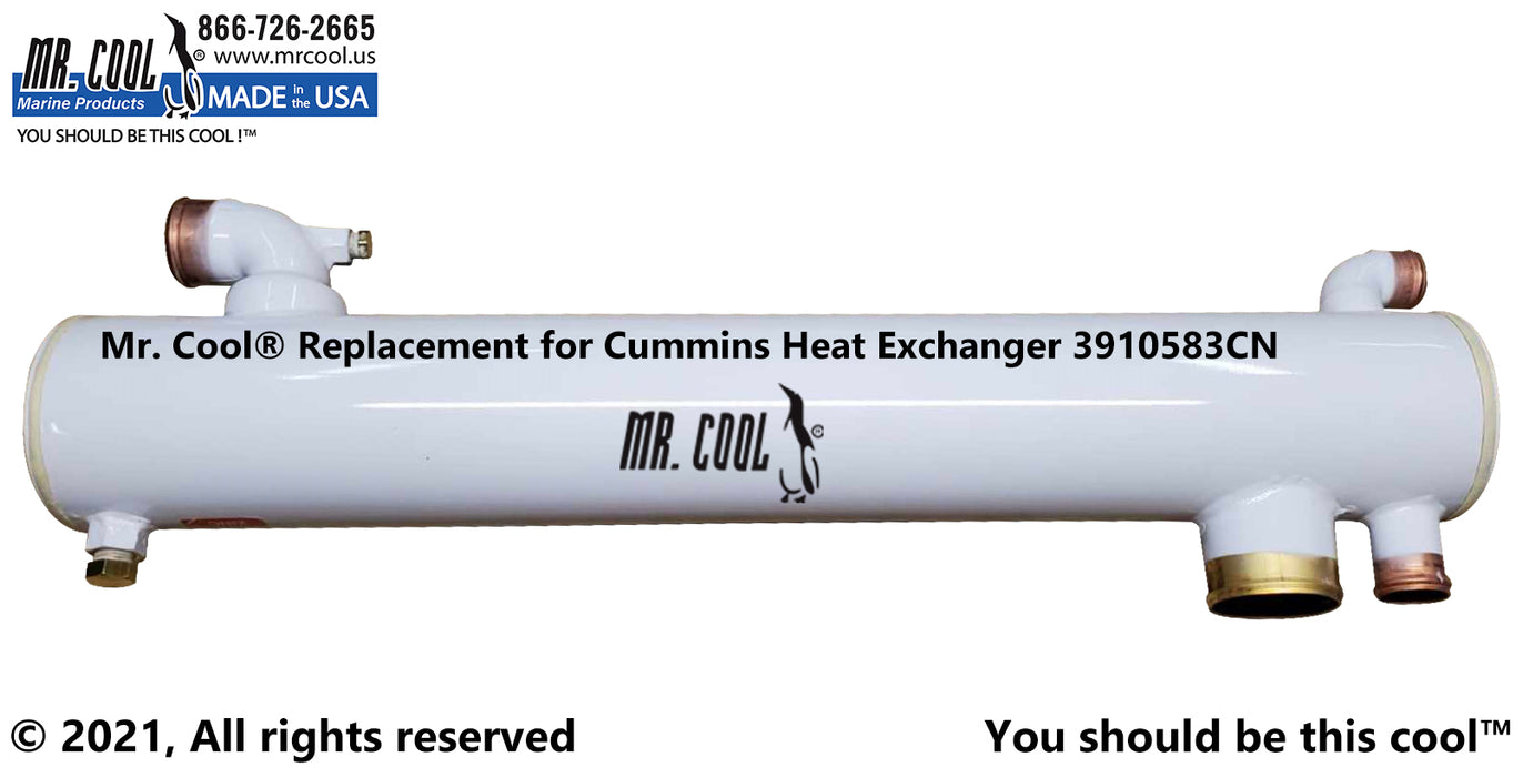 Cummins QSB 5.9 L Heat Exchanger 3910583 Replacement Part