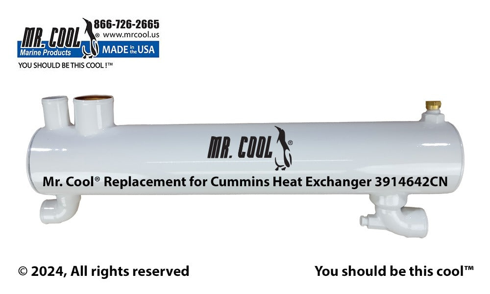 Cummins 6BT, 6BTA Heat Exchanger 4019958CN 4x25 Replacement Part (3914642)
