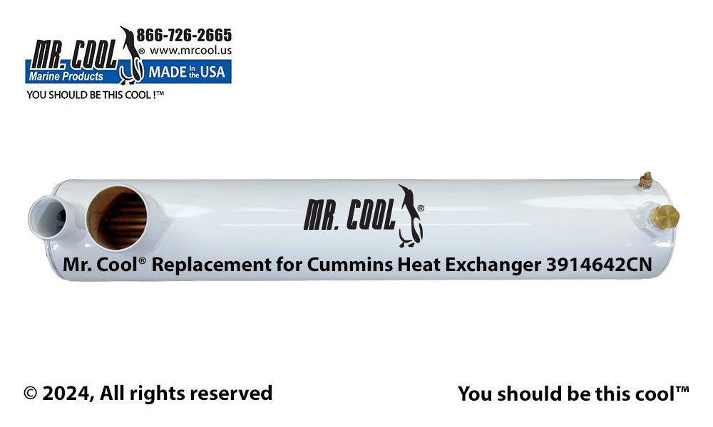 Cummins 6BT, 6BTA Heat Exchanger 4019958CN 4x25 Replacement Part (3914642)