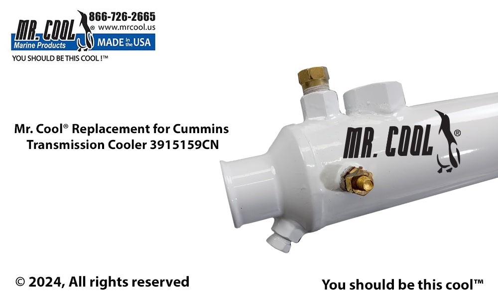 CUMMINS 4BT, 6BT, ZF OIL COOLER 3915159 CN Replacement