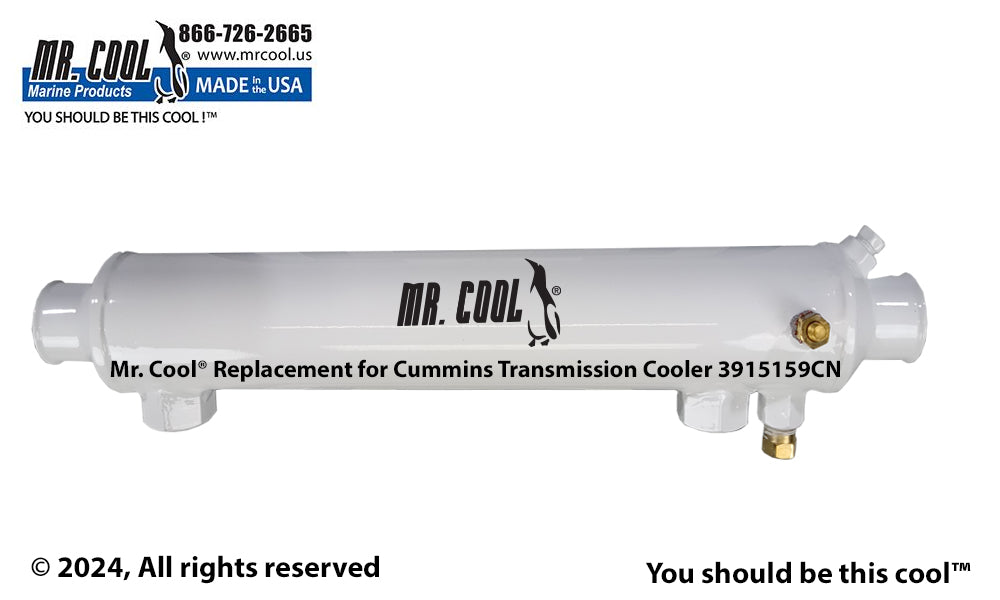 CUMMINS 4BT, 6BT, ZF OIL COOLER 3915159 CN Replacement