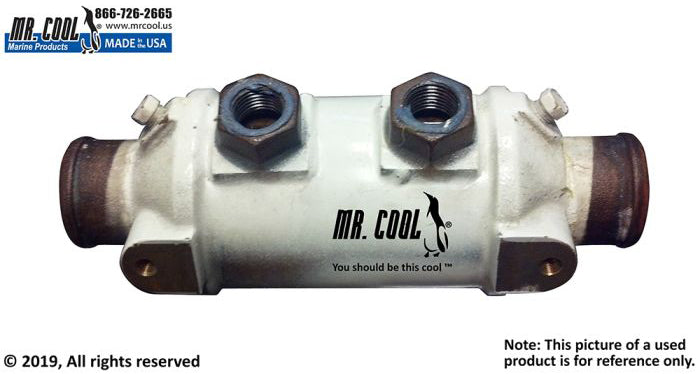 Cummins QSB Oil Cooler 3"x 9" 3975986CN 1.3/4'' Replacement Part